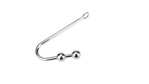 Stainless Steel Double Ball Anal Hook