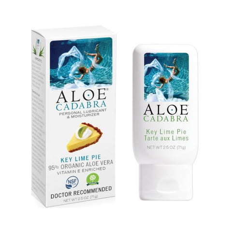 Aloe Cadabra Organic Lubricant - 2.5 oz Bottle Key Lime Pie