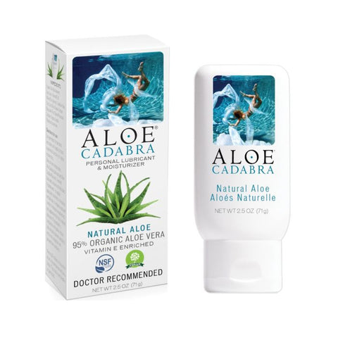 Aloe Cadabra Organic Lubricant - 2.5 oz Bottle Natural