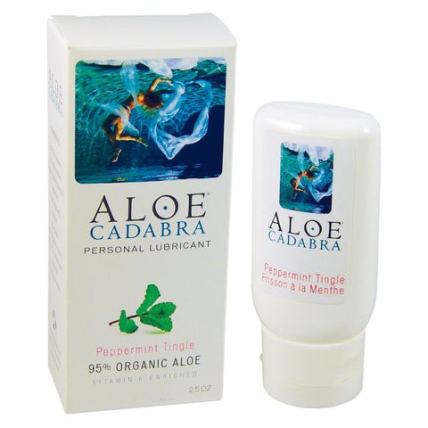 Aloe Cadabra Organic Lubricant - 2.5 oz Peppermint Tingle