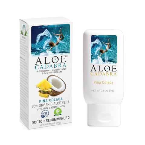 Aloe Cadabra Organic Lubricant - 2.5 oz Bottle Pina Colada