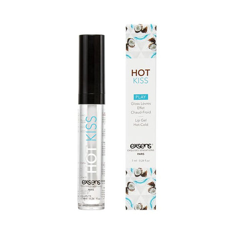 Hot Kiss - Arousal Lip Gloss (Coconut) | Exsens