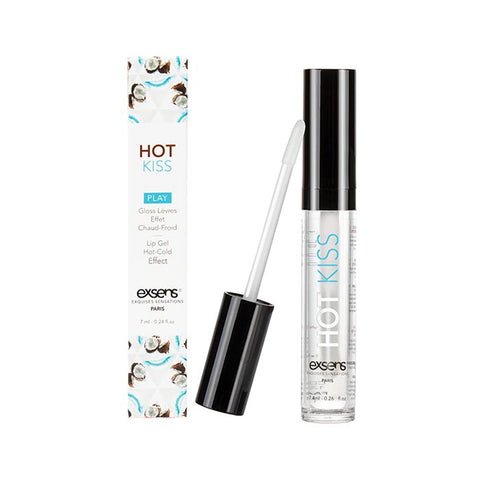 Hot Kiss - Arousal Lip Gloss (Coconut) | Exsens