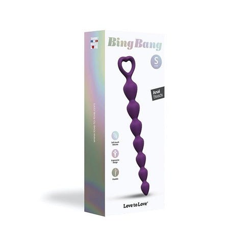 Bing Bang Anal Beads - Violet Small