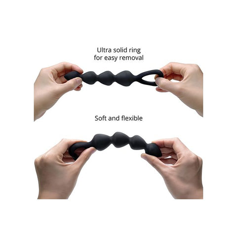 Love to Love Bing Bang Anal Bead - Black Onyx Large