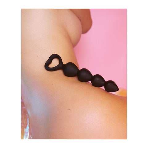 Love to Love Bing Bang Anal Bead - Black Onyx Large