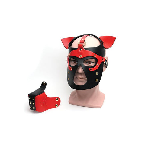 665 Pup Mask RED