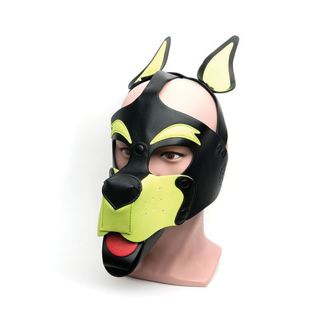 665 Playful Pup Hood - Yellow