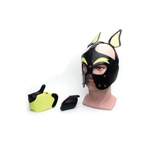 665 Playful Pup Hood - Yellow