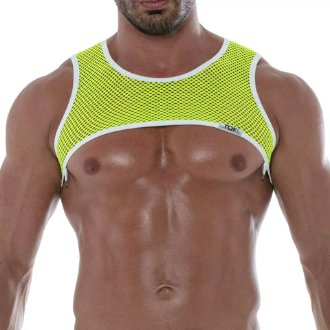 NEON MESH HARNESS YELLOW | TOF