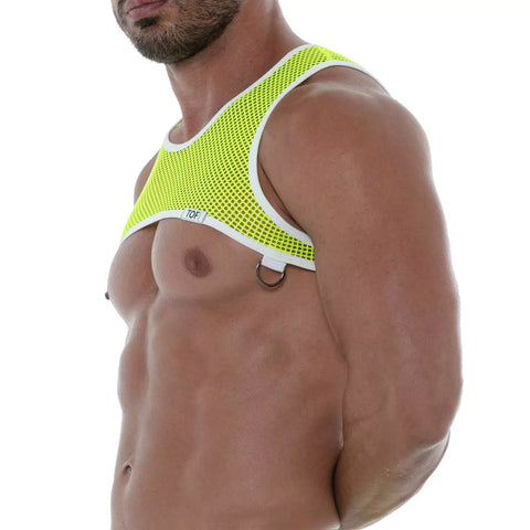 NEON MESH HARNESS YELLOW | TOF