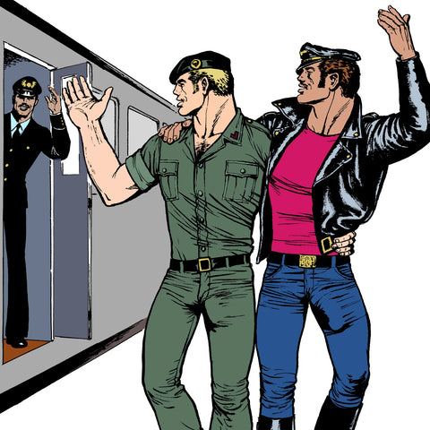 Tom of Finland Adult Coloring Book | Peachy Kings